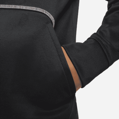 Sudadera con gorro de entrenamiento sin cierre con gráfico para niños talla grande Nike Therma-FIT