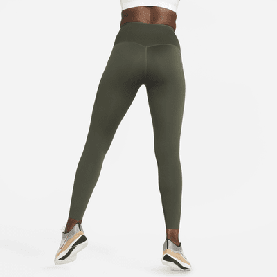 Leggings con bolsillos de tiro alto de largo completo de sujeción firme para mujer Nike Go