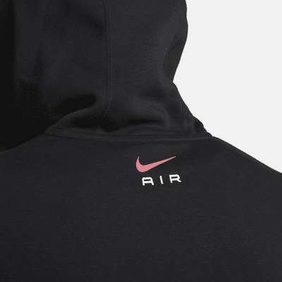 Fleecehuvtröja Nike Air i pullovermodell för män