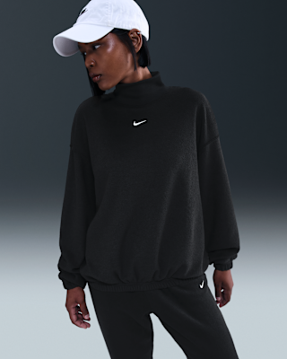 Женские  Nike Sportswear Phoenix Plush Cozy Fleece Oversized Mock-Neck Top