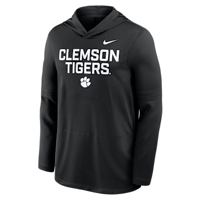 Clemson Sideline Men's Nike Dri-FIT College Long-Sleeve Hooded Top