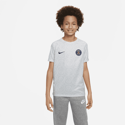 Camiseta de fútbol para antes del partido para niños talla grande Nike ...