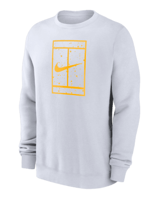 Мужской свитшот Nike Club Fleece Tennis Pullover Crew-Neck для тенниса