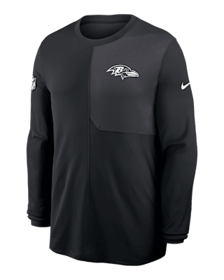 Мужские  Baltimore Ravens Sideline Coach Nike Dri-FIT NFL Long-Sleeve Top