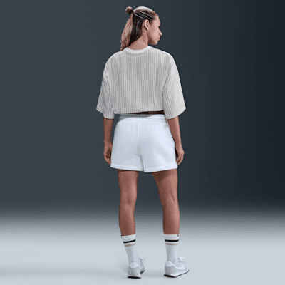 Γυναικεία ριγέ μπλούζα σε τετράγωνη γραμμή Nike Sportswear Chill Poplin