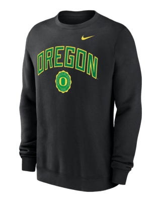 Мужские  Oregon Ducks Arched Seal Nike College Pullover Crew