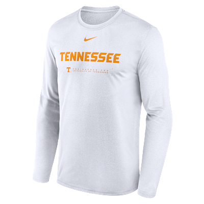 Tennessee Courtside Basketball Shootaround Legend Men's Nike Dri-FIT College Long-Sleeve T-Shirt