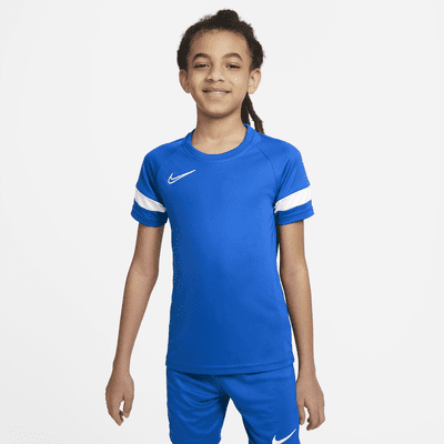 nike dri-fit academy big kids' short-sleeve soccer top