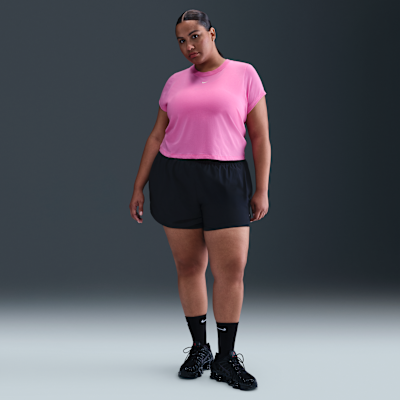 Playera cropped para mujer (talla grande) Nike Sportswear Chill Knit