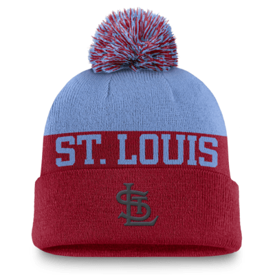 St. Louis Cardinals Rewind Peak Men's Nike MLB Cuffed Pom Beanie