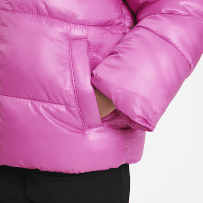 Chamarra para niños talla pequeña Nike Colorblock Puffer Jacket