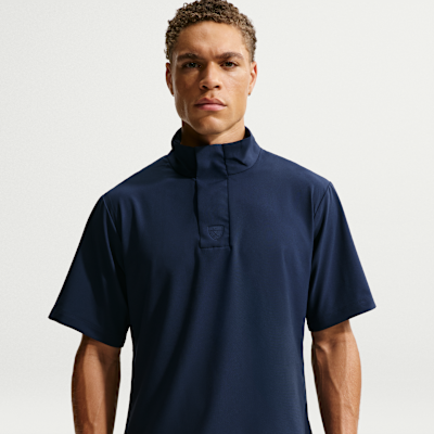 Nike Tailored Performance Dri-FIT ledig, kortermet golf-vindskjorte til herre