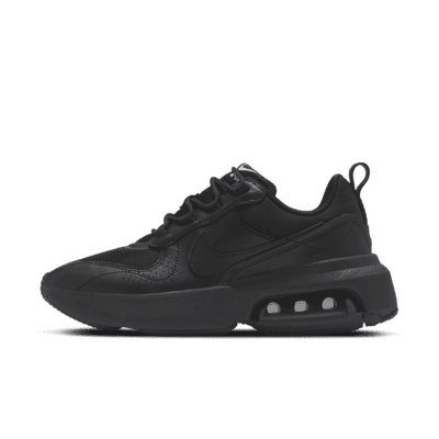 black leather nike air max womens