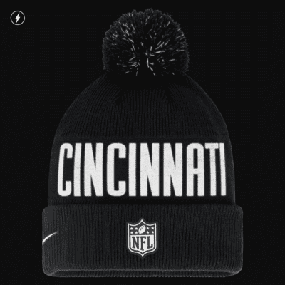 Nike RFLCTV (NFL Cincinnati Bengals) Men's Cuffed Beanie.