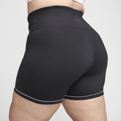 Shorts de ciclismo de tiro alto de 13 cm para mujer (talla grande) Nike One Rib