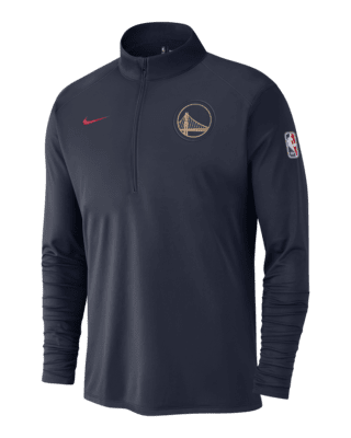 Мужские  Golden State Warriors City Edition Nike Dri-FIT NBA 1/2-Zip Long-Sleeve Top