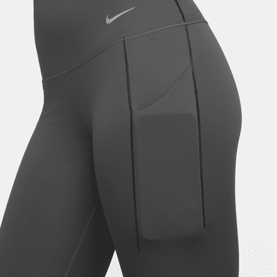 Leggings de 7/8 de tiro alto y sujeción media con bolsillos para mujer Nike Universa