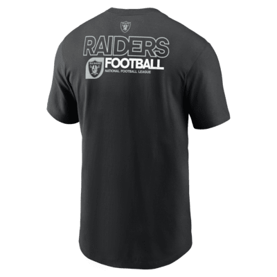 Las Vegas Raiders Team Outline Essential T-Shirt Men's Nike NFL T-Shirt