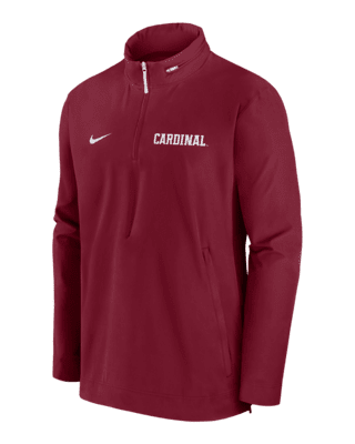 Мужская куртка Stanford Cardinal Sideline Coach Nike College 1/2-Zip Hooded