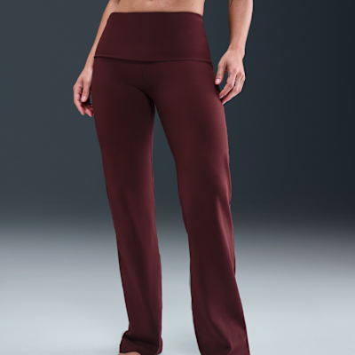 Nike One Pantalón Dri-FIT de talle alto plegable - Mujer
