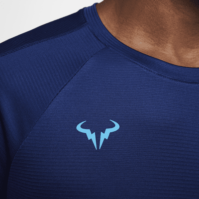 Camisola de ténis de manga curta Nike Dri-FIT Rafa Challenger para homem