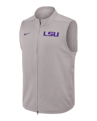 Мужская безрукавка LSU Victory Nike Therma-FIT College Full-Zip Vest