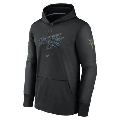 Tampa Bay Rays City Connect Practice Men's Nike Therma MLB Pullover Hoodie