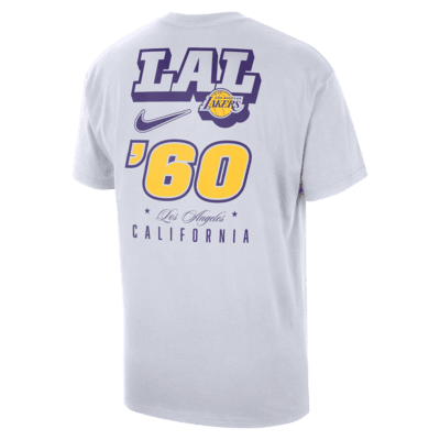 Playera Nike de la NBA para hombre Los Angeles Lakers Courtside