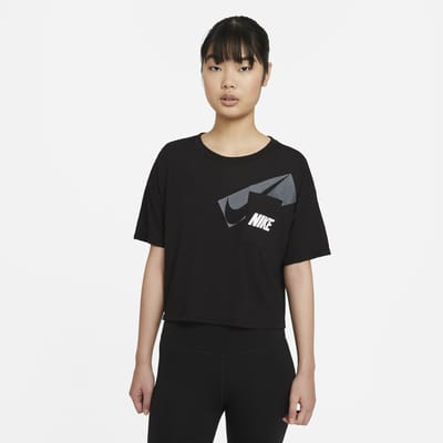 nike training crop top