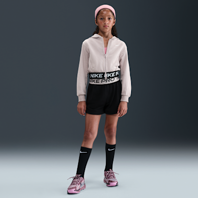 Nike Pro Fleece Big Kids' (Girls') Dri-FIT Full-Zip Hoodie
