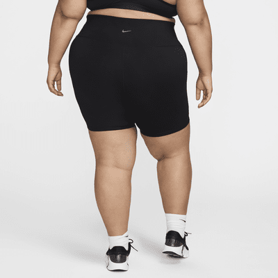 Nike One Women's High-Waisted 8" Biker Shorts with Pockets (Plus Size)