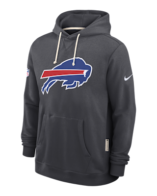 Мужское худи Buffalo Bills Initial Home Sideline Nike Dri-FIT NFL Pullover Hoodie