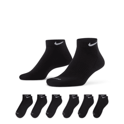 Nike Everyday Plus Cushioned Training Ankle Socks (6 Pack) White / Bla