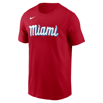MLB Miami Marlins City Connect (Brian Anderson) Men's T-Shirt.