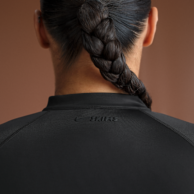Playera de manga larga con medio cierre para mujer NikeSKIMS Shine