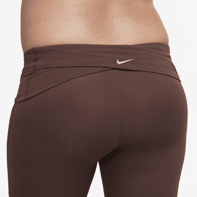 Leggings de maternidad de tiro alto de 7/8 de baja sujeción con bolsillos para mujer Nike Zenvy (M)