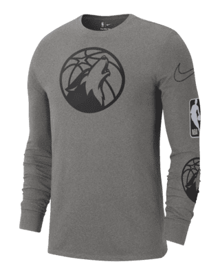 Minnesota Timberwolves Nike NBA Authentics Dri-Fit Long Sleeve Shirt Men's New Navy/Blue 3xlt 3xlt