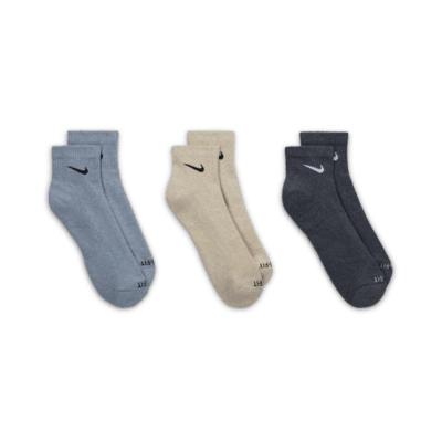 Calcetines de entrenamiento al tobillo (3 pares) Nike Everyday Plus Cushioned