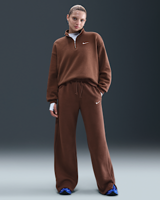 Женские  Nike Sportswear Phoenix Fleece High-Waisted Wide-Leg Pants