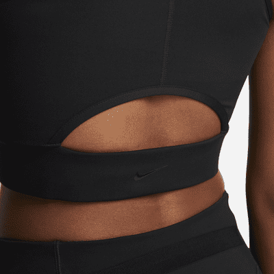 Camiseta de tirantes de entrenamiento corta para mujer Nike Dri-FIT Buckle