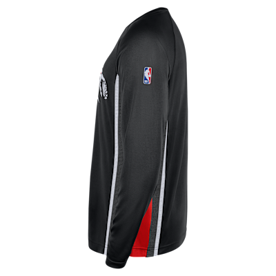 Toronto Raptors City Edition Men's Men's Nike Dri-FIT Long-Sleeve Top