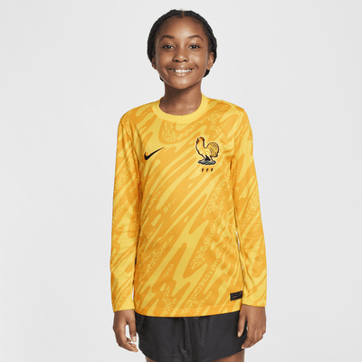 FFF (Women's Team) 2024/25 Stadium Goalkeeper Older Kids' Nike Dri-FIT Football Replica Shirt