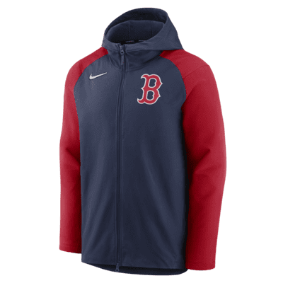 Blue Used Men's XL Nike Boston Red Sox Hoodie Sweatshirt