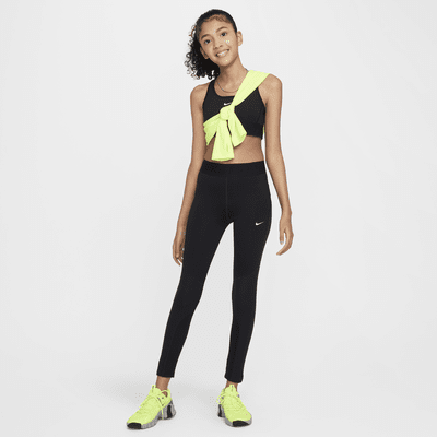 Nike Pro Therma-FIT legging met halfhoge taille voor meisjes