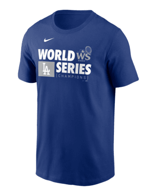 Мужская футболка Los Angeles Dodgers 2024 World Series Champions Roster Nike MLB