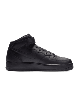 nike air force 1 mid black mens