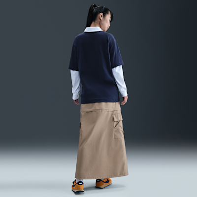 เสื้อยืดแขนสั้นขนาดโอเวอร์ไซส์ผู้หญิง Nike Sportswear
