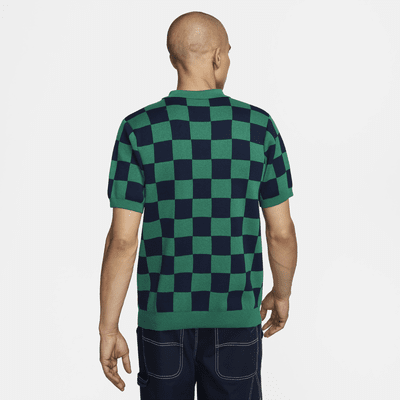 Polo Checkers para hombre Nike Sportswear Club