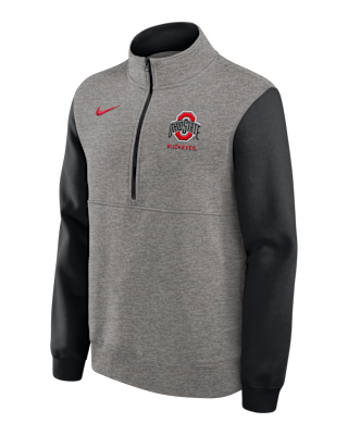 Мужские  Ohio State Club Nike College 1/2-Zip Crew