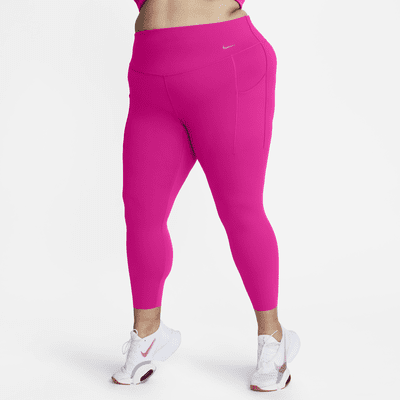 Nike Universa Women's Medium-Support High-Waisted 7/8 Leggings with Pockets (Plus Size)